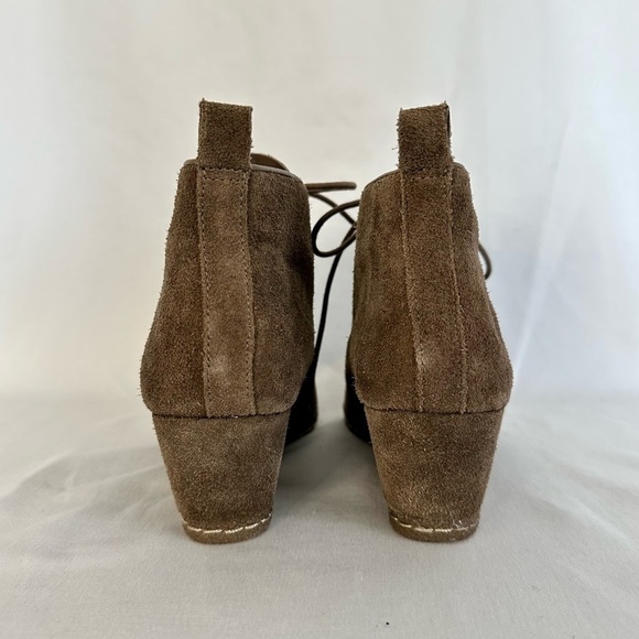 {Franco Sarto} suede wedge booties - Picture 3 of 4